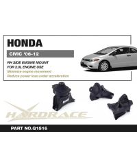 SUPPORT MOTEUR RENFORCÉ COTE DROIT HONDA CIVIC FD - HARDRACE 