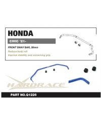 BARRE STABILISATRICE AVANT REGLABLE HONDA CIVIC FE/FL - HARDRACE 