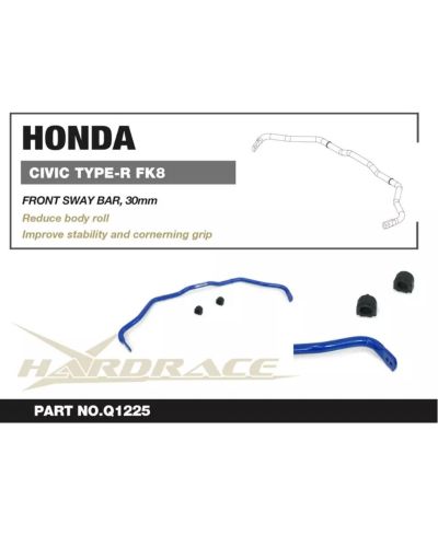 BARRE STABILISATRICE AVANT HONDA CIVIC TYPE R FK8- HARDRACE 