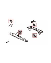 SET SUPPORTS MOTEUR RENFORCÉ HONDA CIVIC EC,ED,EE,EF/ CRX EF - HARDRACE 