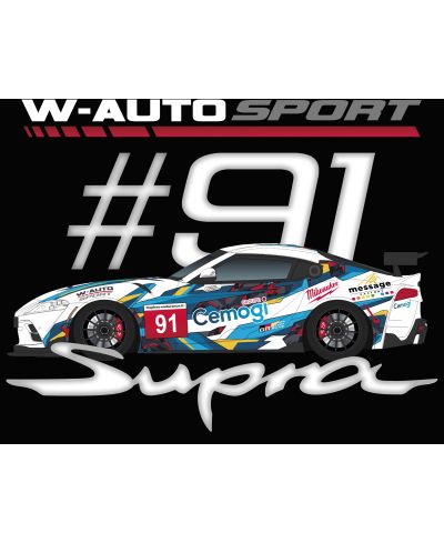 T-SHIRT W-AUTOSPORT SUPRA 91