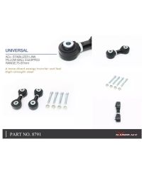 SET DE BIELLETTES DE BARRE STABILISATRICE REGLABLES HONDA CIVIC 88-91 - HARDRACE 