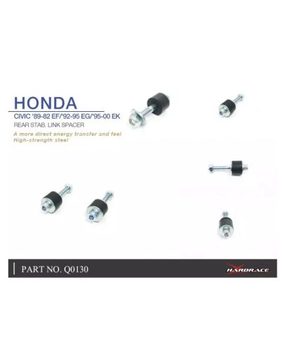 SET CALES DE BARRE STABILISATRICE HONDA CIVIC 88-00/ INTEGRA DC2 94-01/ TYPE R 95-98 - HARDRACE 