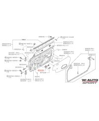 ARRET DE PORTE SKYLINE R34 GTT & GTR NISSAN