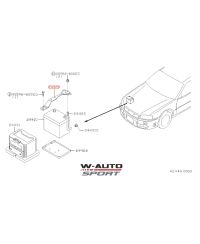 SUPPORT BATTERIE R34 NISSAN