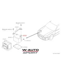 FIXATION BATTERIE R34 NISSAN