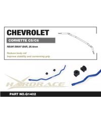 BARRE STABILISATRICE ARRIERE 25.4MM CHEVROLET CORVETTE C5/C6 - HARDRACE 