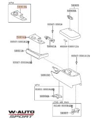 ENJOLIVEUR COMMANDE DE BOITE SUPRA MK4 TOYOTA 