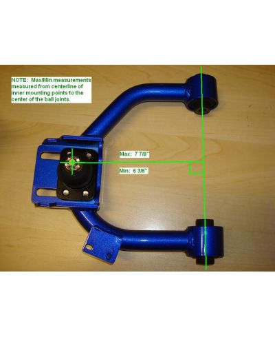 SET BRAS AVANT SUPERIEUR REGLABLES HONDA ACCORD (03-07) - MEGAN RACING 