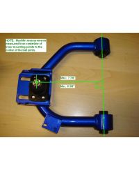 SET BRAS AVANT SUPERIEUR REGLABLES HONDA ACCORD (03-07) - MEGAN RACING 
