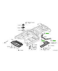 VIS SUPPORT RADIATEUR 350Z NISSAN