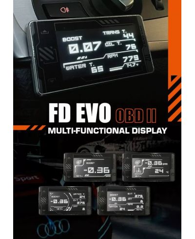 ECRAN OBDII MULTIFONCTION FD EVO - SHADOW 