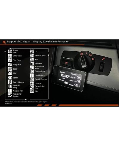 ECRAN OBDII MULTIFONCTION FD EVO - SHADOW 