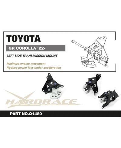 SUPPORT DE TRANSMISSION GAUCHE TOYOTA GR COROLLA (22+) - HARDRACE 
