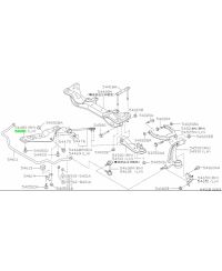 SUPPORT TIRANT CHASSE AVANT SKYLINE R34 GTT