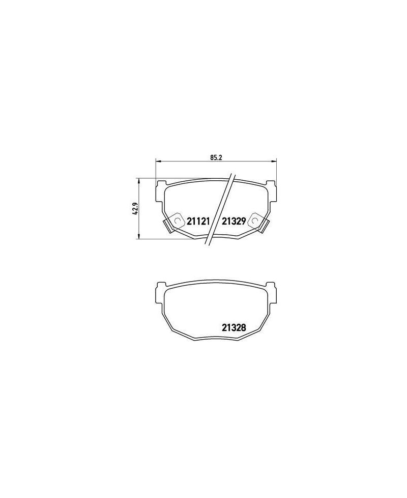 SET PLAQUETTES ARRIERE S13 JDM