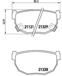 SET PLAQUETTES ARRIERE S13 JDM