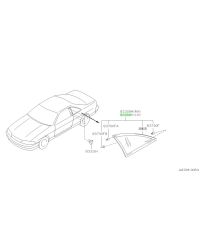 CUSTODE GAUCHE SKYLINER33 NISSAN