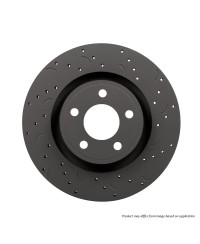 SET 2 DISQUES AVANT VENTILES PERCES ET RAINURES 324MM NISSAN 350Z HAWK PERFORMANCE