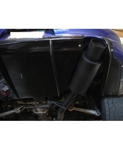 CATBACK INOX BLACK SERIES MITSUBISHI EVO 8/9 (03-07) - MEGAN RACING 