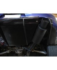 CATBACK INOX BLACK SERIES MITSUBISHI EVO 8/9 (03-07) - MEGAN RACING 