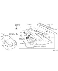 GARNITURE FEU ARRIERE GAUCHE 370Z NSMO NISSAN ....PRIX OK?