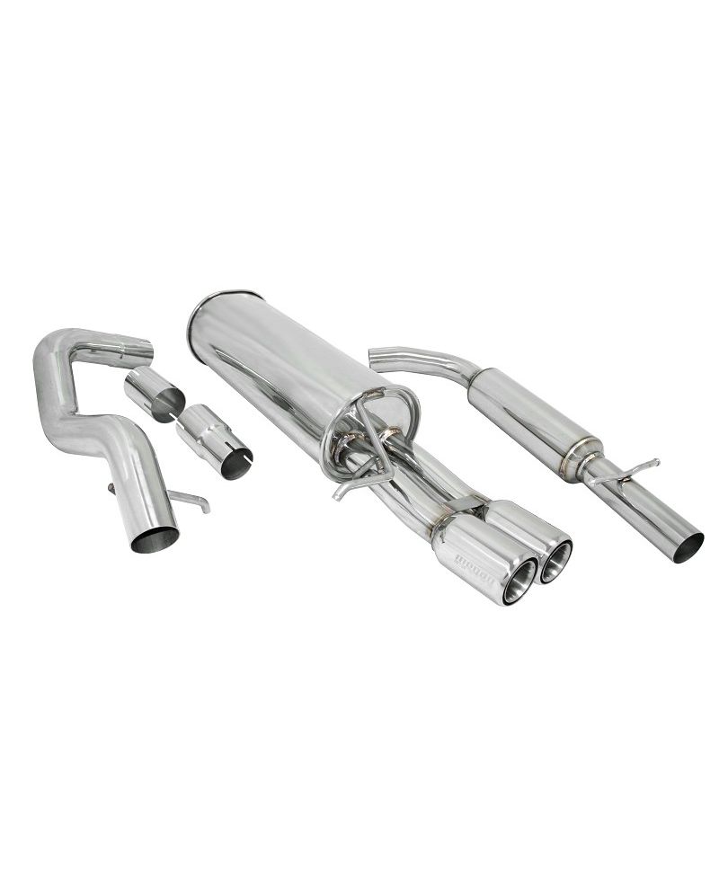 CATBACK INOX TURBO TYPE VOLKSWAGEN GOLF/GTI (03-05) - MEGAN RACING 
