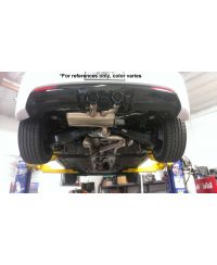 CATBACK INOX TURBO TYPE VOLKSWAGEN GOLF R (12-13) - MEGAN RACING 