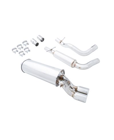 CATBACK INOX TURBO TYPE VOLKSWAGEN GOLF/BEETLE (99-02) - MEGAN RACING 