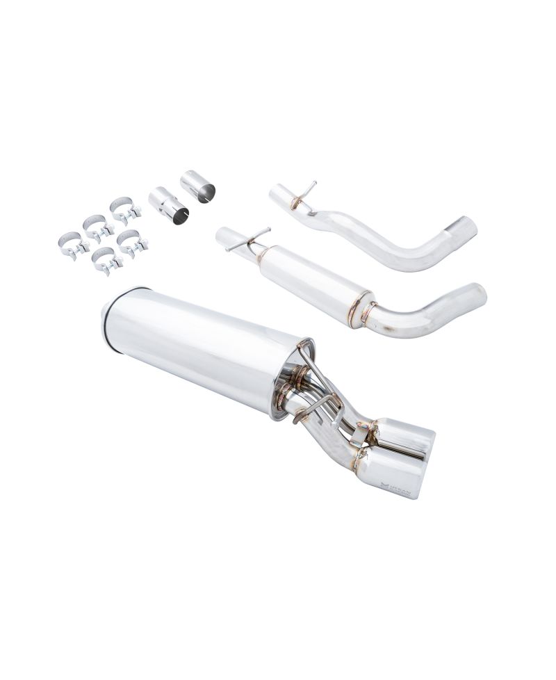 CATBACK INOX TURBO TYPE VOLKSWAGEN GOLF/BEETLE (99-02) - MEGAN RACING 