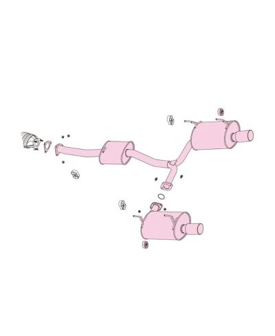 CATBACK LEGALIS R HONDA S2000 (F20C/F22C) - FUJITSUBO 