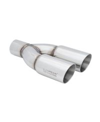 EMBOUTS ECHAPPEMENT DOUBLE INOX UNIVERSEL 3" - MEGAN RACING 