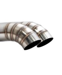 EMBOUT D'ECHAPPEMENT UNIVERSEL DOUBLE "BLAST PIPE" TURN DOWN - MEGAN RACING 