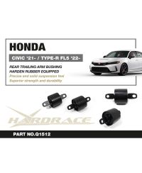 SET SILENT BLOCS RENFORCES BRAS ARRIERE HONDA CIVIC/ TYPE R FL5 - HARDRACE 