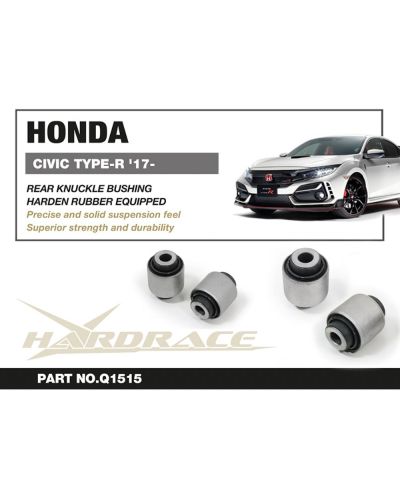SET SILENT BLOCS FUSEE ARRIERE HONDA CIVIC TYPE R FK8/ FL5 - HARDRACE 