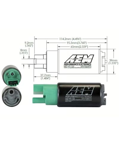 POMPE A ESSENCE HAUT DEBIT 340 L/H E85 HONDA/ MITSUBISHI/ TOYOTA - AEM 