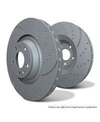 SET DE DISQUES ARRIERE Ø307X16 SUPRA MKIV EBC