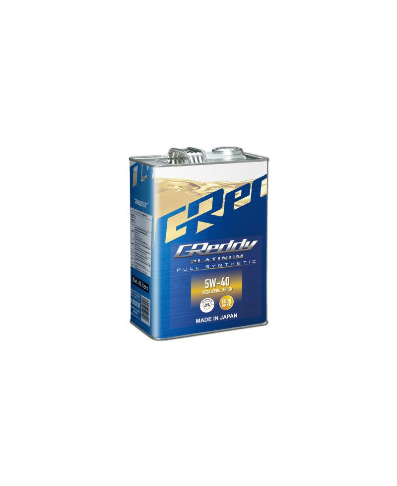 4L Huile Moteur GReddy Platinum 5W40 ACEA A3/B4 SN