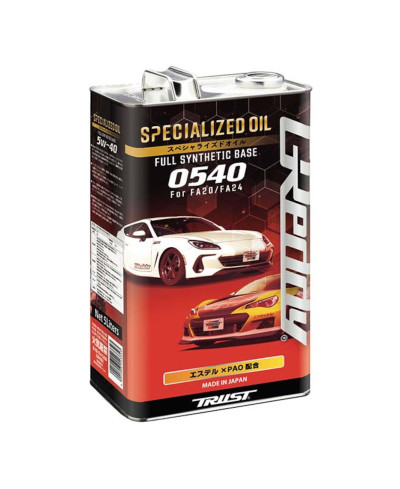 5L Huile Moteur GReddy 0540 5W40 pour FA20 & FA24 (GT86, GR86, BRZ)