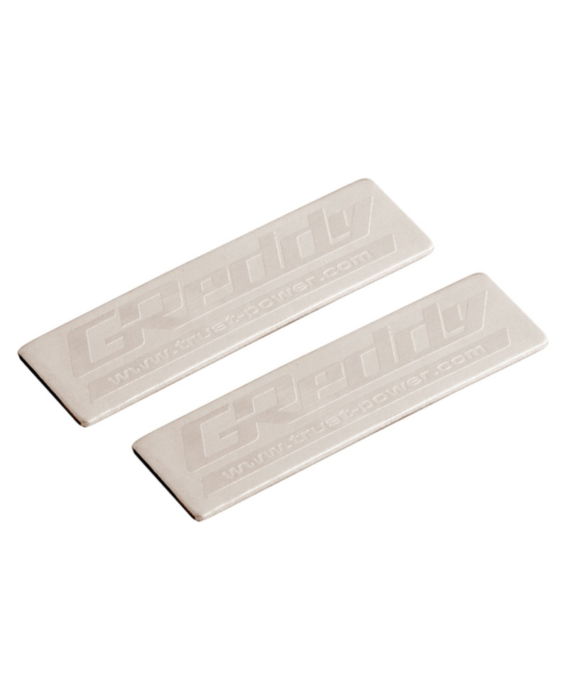 Logos GReddy en Aluminium (la paire)