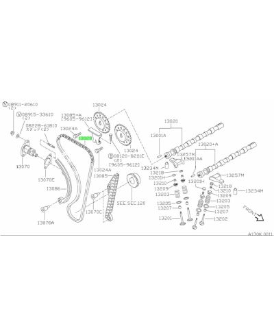 CHAINE DE DISTRIBUTION SR20DET NISSAN 