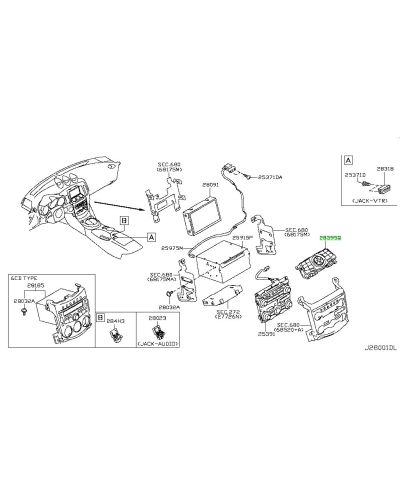 CONSOLE DE COMMANDES DE 370Z NISMO NISSAN ....DESIGNATION + PRIX OK ?