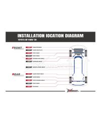 BARRE ANTI RAPPROCHEMENT TOYOTA YARIS GR (24+)- HARDRACE 