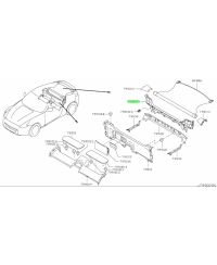 GARNITURE SUPERIEURE ARRIERE 370Z NISMO NISSAN ....PRIX OK ?
