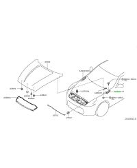 CHARNIERE CAPOT GAUCHE 370Z NISMO NISSAN....PRIX OK ?