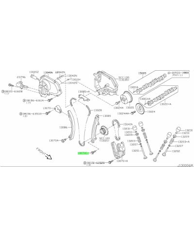 VIS DE GUIDE TENSION CHAINE DE DISTRIBUTION SR20DET NISSAN 