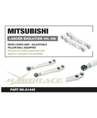 SET BRAS ARRIERE INFERIEUR REGLABLE MITSUBISHI LANCER EVOLUTION IV/ IX - HARDRACE
