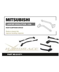 RENFORT SOUS CHASSIS ARRIERE MITSUBISHI LANCER EVO X - HARDRACE
