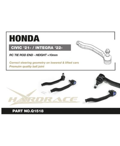 SET ROTULES DE DIRECTION HONDA CIVIC (21+), INTEGRA (22+) - HARDRACE