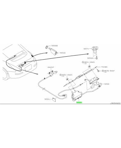 ENSEMBLE CONDAMNATION HAYON 370Z NISMO NISSAN 